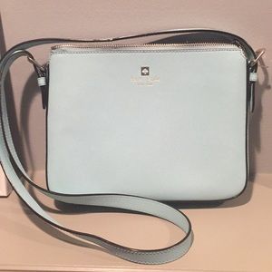 Light blue Kate Spade cross body bag